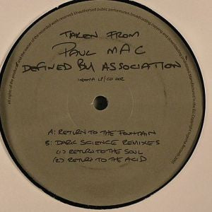 Paul Mac : Return To The Fountain (12")