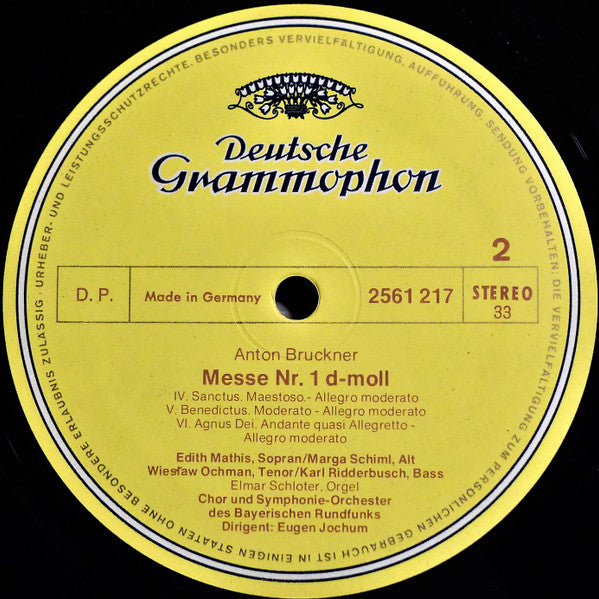 Anton Bruckner - Eugen Jochum : Geistliche Chorwerke • Messen • Motetten • 150.Psalm • Te Deum (5xLP + Box, Comp)