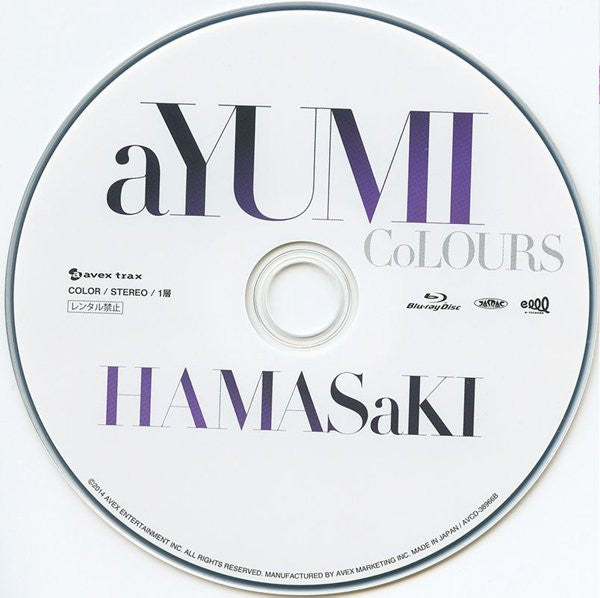 Ayumi Hamasaki : Colours (CD, Album + Blu-ray)