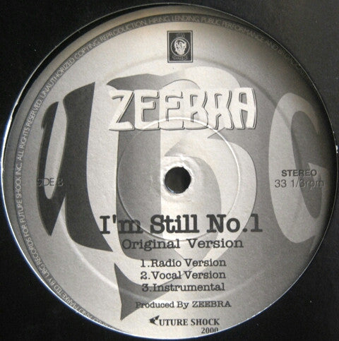 Zeebra : I'm Still No.1 (12")