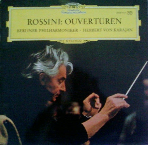 Gioacchino Rossini : Berliner Philharmoniker - Herbert Von Karajan : Overtures (LP)