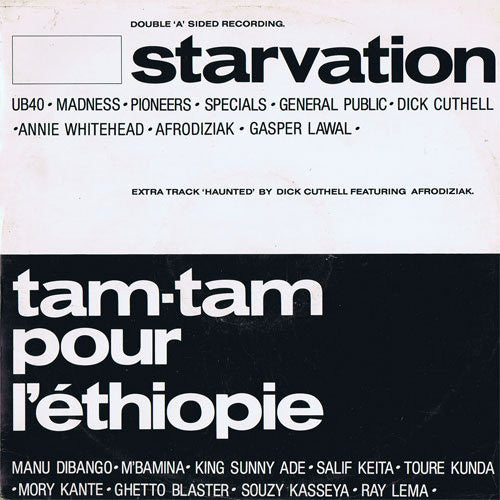 Various : Starvation / Tam Tam Pour L'Éthiopie (12")