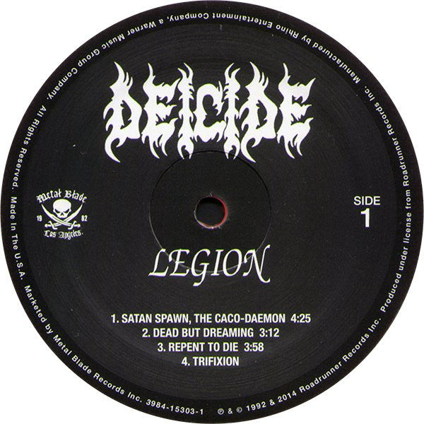 Deicide : Legion (LP, Album, RE, Red)