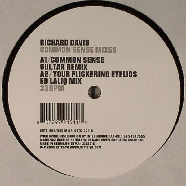 Richard Davis : Common Sense Mixes (12")