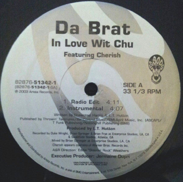 Da Brat : In Love Wit Chu (12")