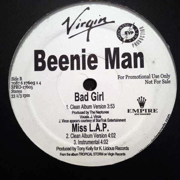 Beenie Man : Bossman (12", Promo)