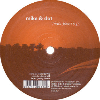 Mickey Sharon & Dotan Bibi : Eiderdown E.P. (12", EP)