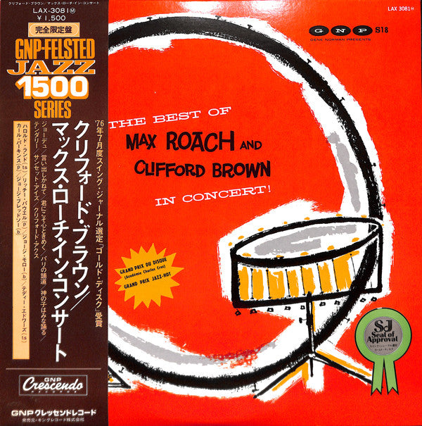 Clifford Brown And Max Roach : The Best Of Max Roach And Clifford Brown In Concert! (LP, Album, Mono, Ltd, RE)