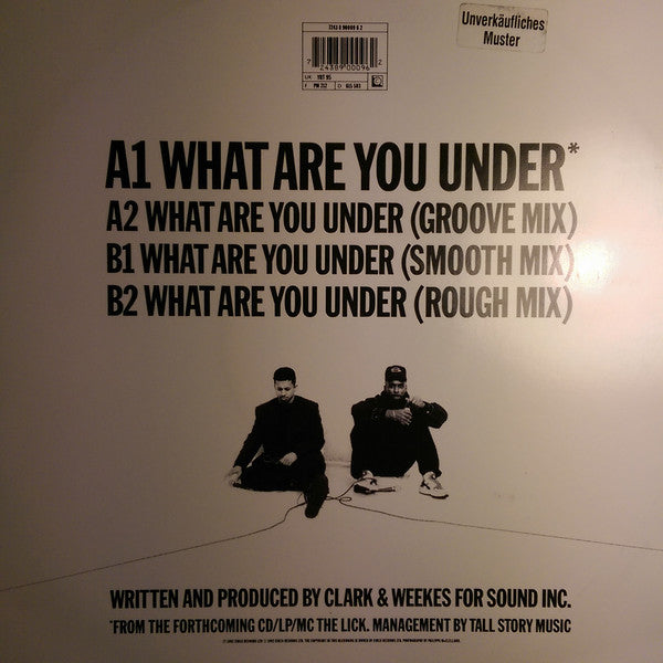 Definition Of Sound : What Are You Under (12", Single)