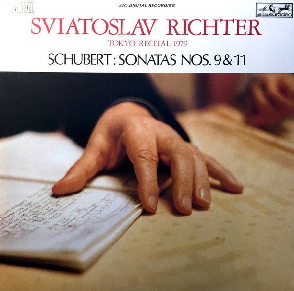 Franz Schubert, Sviatoslav Richter : Sonatas Nos. 9 & 11 - Tokyo Recital 1979 (LP)