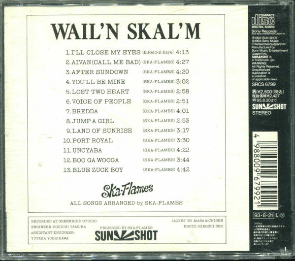 The Ska Flames : Wail'n Skal'm (CD, Album)