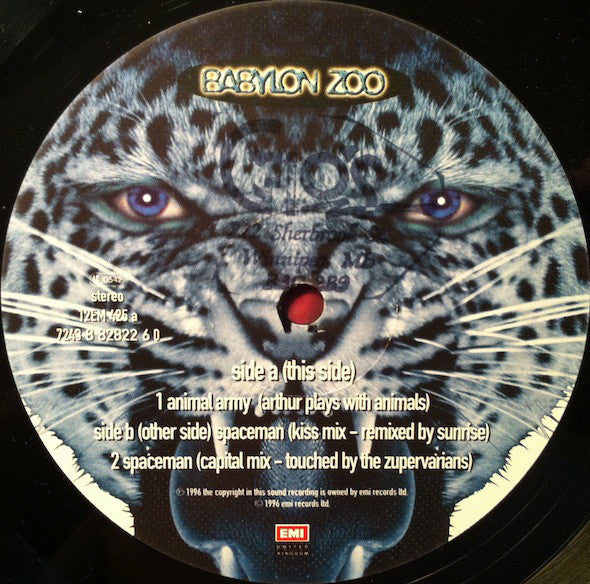 Babylon Zoo : Animal Army (12", Single)