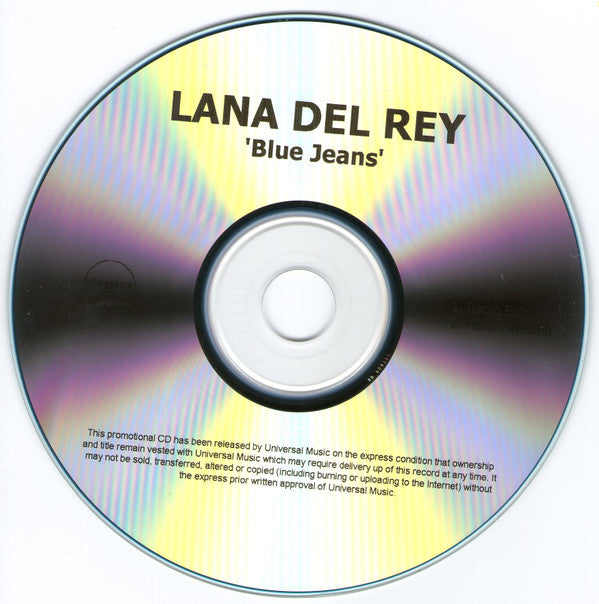 Lana Del Rey : Blue Jeans (CDr, Single, Promo)