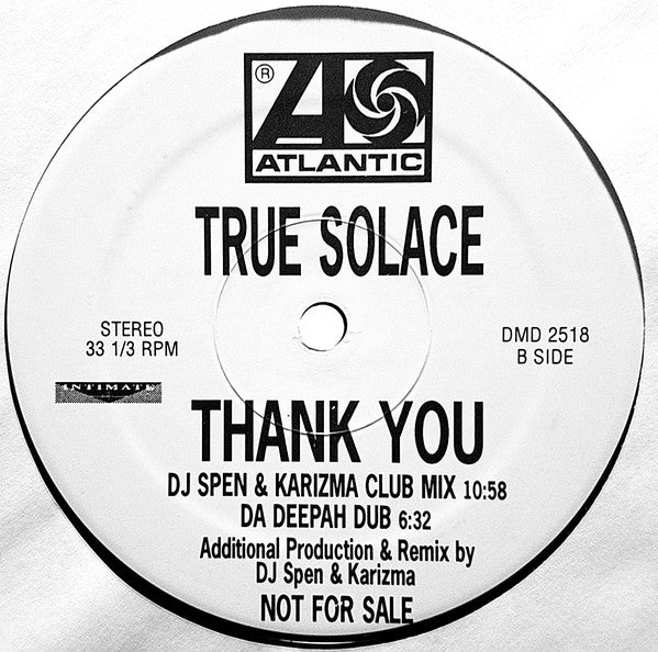 True Solace : Thank You (12", Promo)