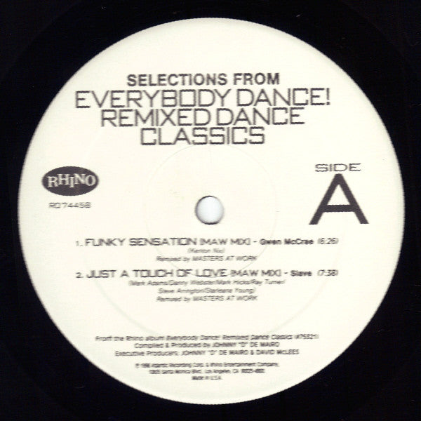 Various : Selections From - Everybody Dance! Remixed Dance Classics (12")