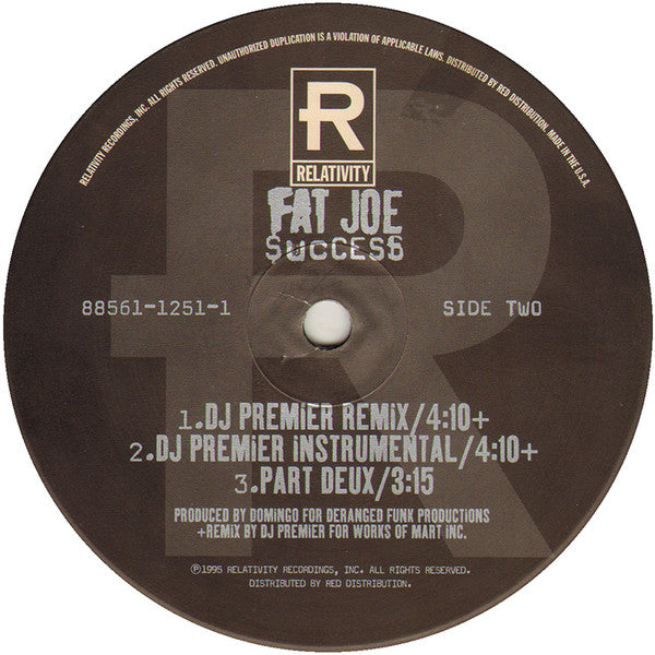 Fat Joe : Success (12")