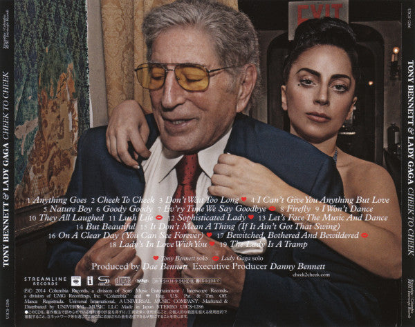 Tony Bennett & Lady Gaga : Cheek To Cheek (CD, Album, Dlx, SHM)