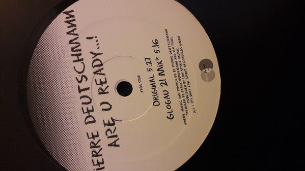 Pierre Deutschmann : Are U Ready...! (12")