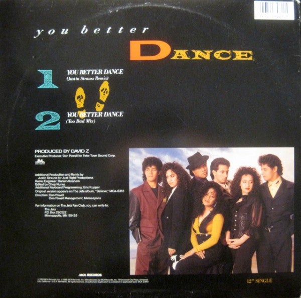 The Jets : You Better Dance (12")