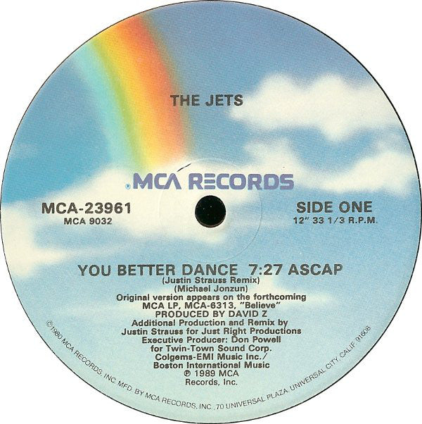 The Jets : You Better Dance (12")