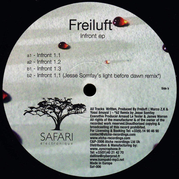 Freiluft : Infront EP (12", EP)