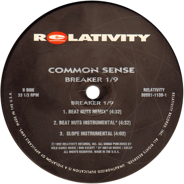 Common : Breaker 1/9 (12")