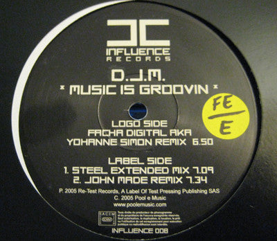 DJM : Music Is Groovin (12")