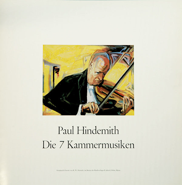 Paul Hindemith : Die 7 Kammermusiken - Die sogenannten Brandenburgischen (3xLP, Box)