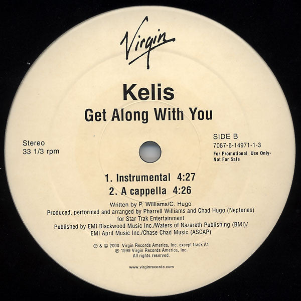 Kelis : Get Along With You (12", Promo)