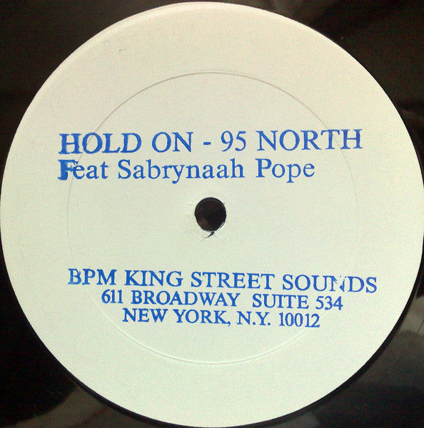 95 North Featuring Sabrynaah Pope : Hold On (12", TP)