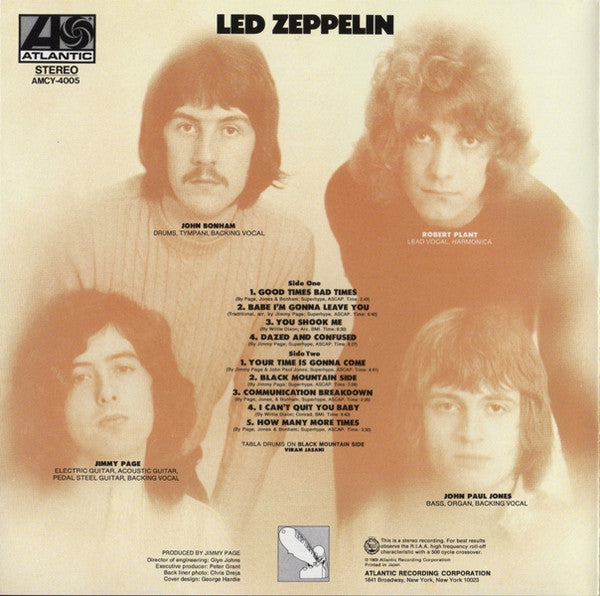 Led Zeppelin = Led Zeppelin : Led Zeppelin (CD, Album, RE, RM, Jew)