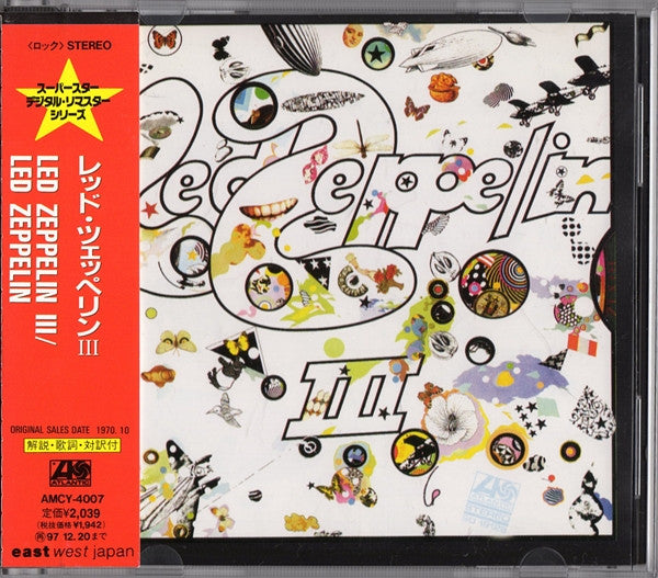 Led Zeppelin : Led Zeppelin III (CD, Album, RE, RM)