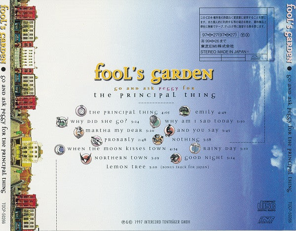 Fool's Garden : Go And Ask Peggy For The Principal Thing (CD, Album)