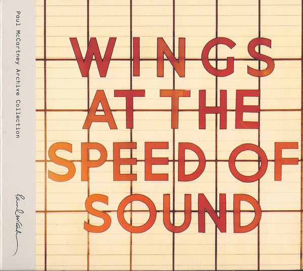 Wings (2) : Wings At The Speed Of Sound (CD, Album, RE, RM + CD, Album, RM + S/Edition, 3-P)