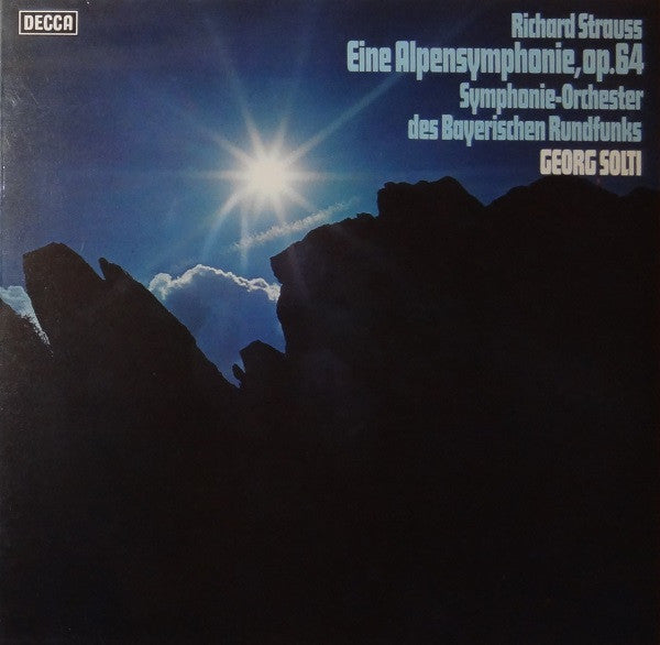 Richard Strauss, Symphonie-Orchester Des Bayerischen Rundfunks, Georg Solti : Eine Alpensymphonie Op.64 (LP, Album)