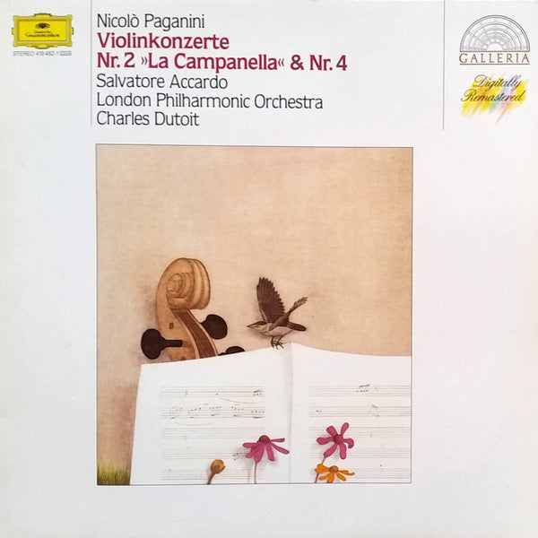 Niccolò Paganini - Salvatore Accardo, The London Philharmonic Orchestra, Charles Dutoit : Violinkonzerte Nr. 2 "La Campanella" & Nr. 4 (LP, Comp, RM)