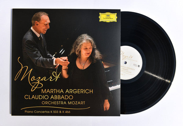 Wolfgang Amadeus Mozart - Martha Argerich, Orchestra Mozart, Claudio Abbado : Mozart- Piano Concertos No. 25 & 20 (LP)