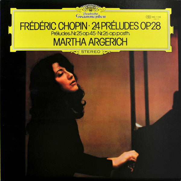 Frédéric Chopin, Martha Argerich : 24 Préludes Op. 28 / Préludes Nr. 25 Op. 45 · Nr. 26 Op. Posth. (LP, Album)