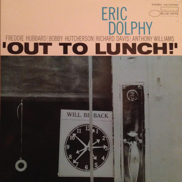 Eric Dolphy : Out To Lunch! (LP, Album, RE)