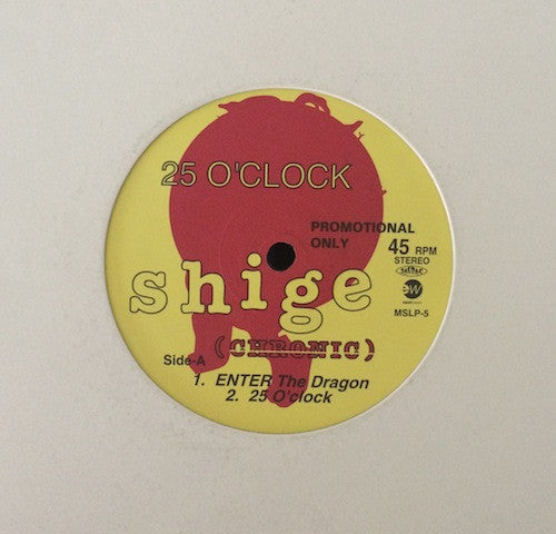 Shige : 25 O'clock (12", Single, Promo)