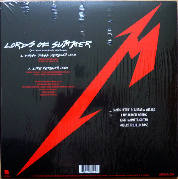 Metallica : Lords Of Summer (12", S/Sided, Etch, Ltd)