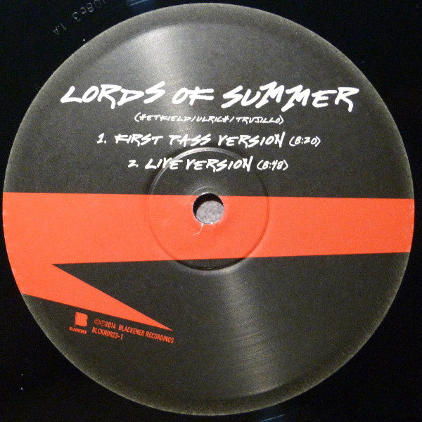 Metallica : Lords Of Summer (12", S/Sided, Etch, Ltd)