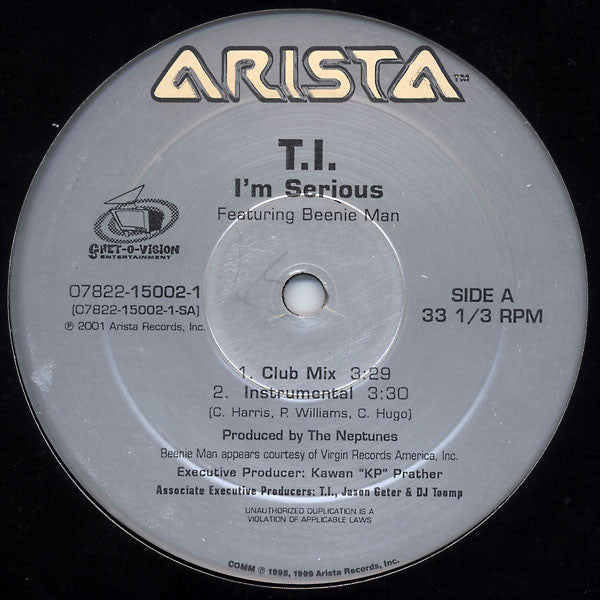 T.I. : I'm Serious (12")