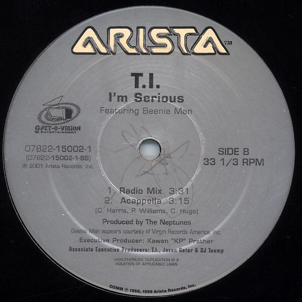 T.I. : I'm Serious (12")