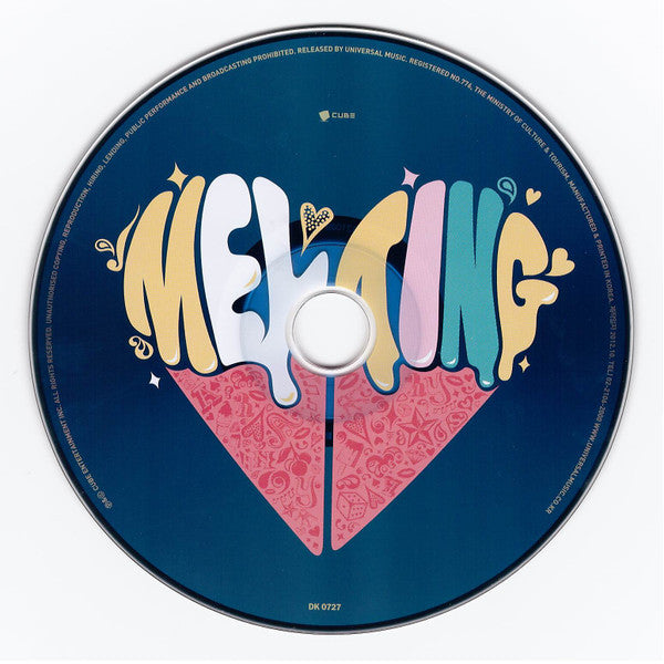 Hyuna : Melting (2nd Mini Album) (CD, MiniAlbum)