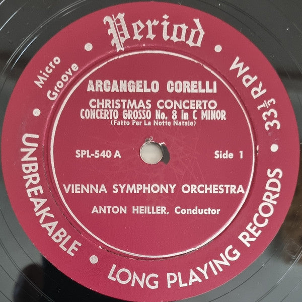 Arcangelo Corelli • Wiener Symphoniker • Anton Heiller : Christmas Concerto (LP)