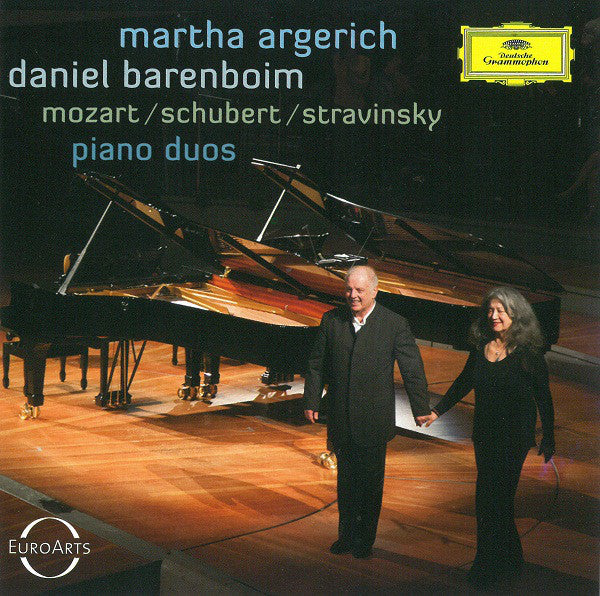 Wolfgang Amadeus Mozart, Franz Schubert, Igor Stravinsky / Martha Argerich, Daniel Barenboim : Piano Duos (CD, Album)