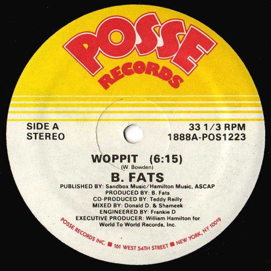 B-Fats : Woppit (12")