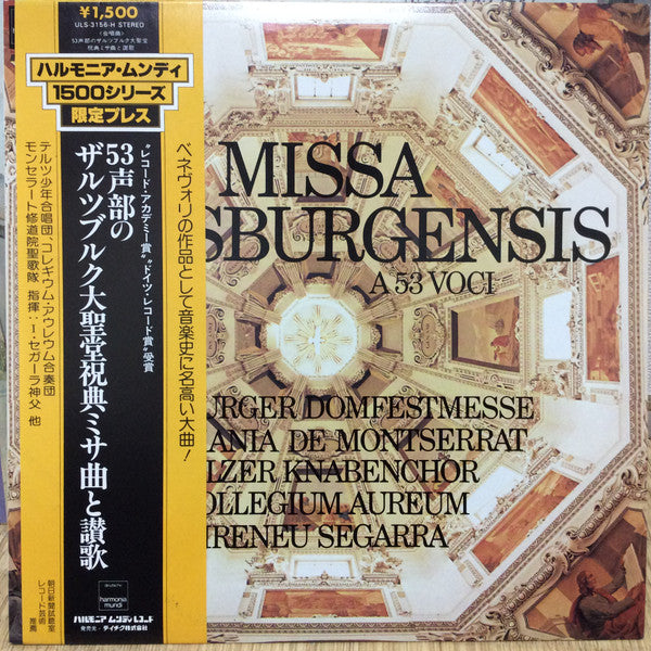 Escolania De Montserrat*, Tölzer Knabenchor, Collegium Aureum, Ireneu Segarra* : Missa Salisburgensis A 53 Voci (LP, Ltd, RE)