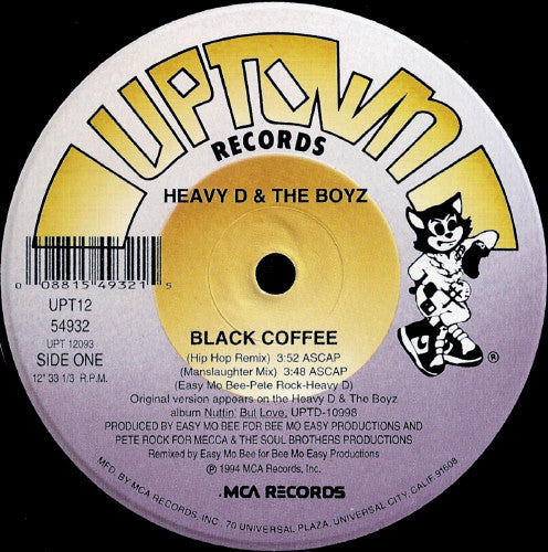 Heavy D. & The Boyz : Black Coffee (12", Single)